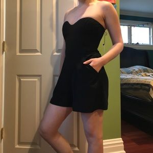 Black Parker Romper